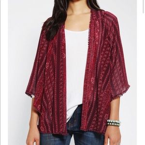 Ecote Chiffon Kimono Jacket
